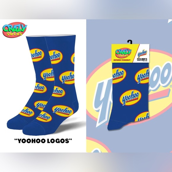 Men’s 3 Pack Snack & Junk Food Theme Crew Socks Set - Picture 5 of 8